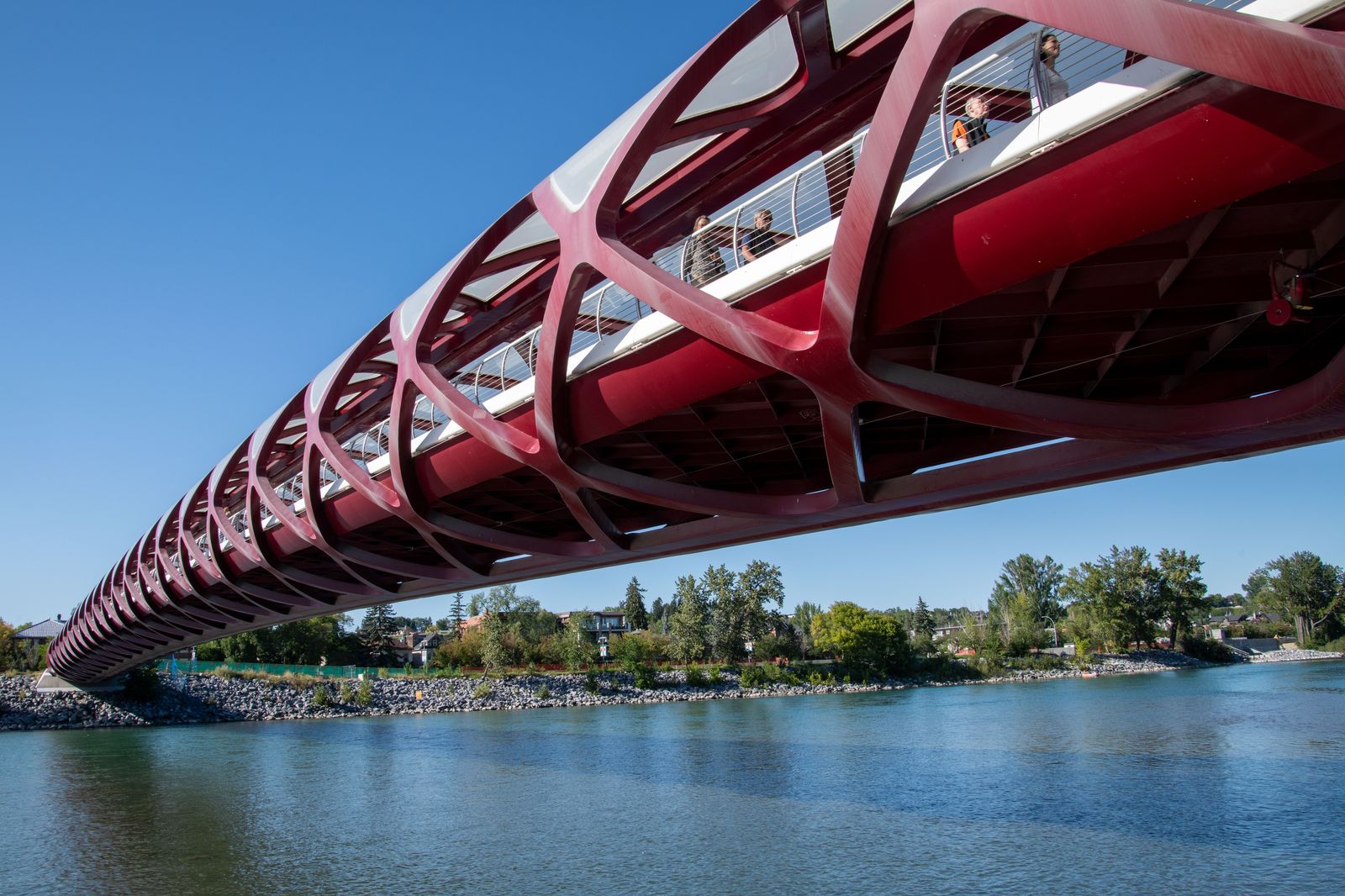 The Peace Bridge between Fort Erie and Buffalo, the usual crossing on a Toronto to Buffalo airport run