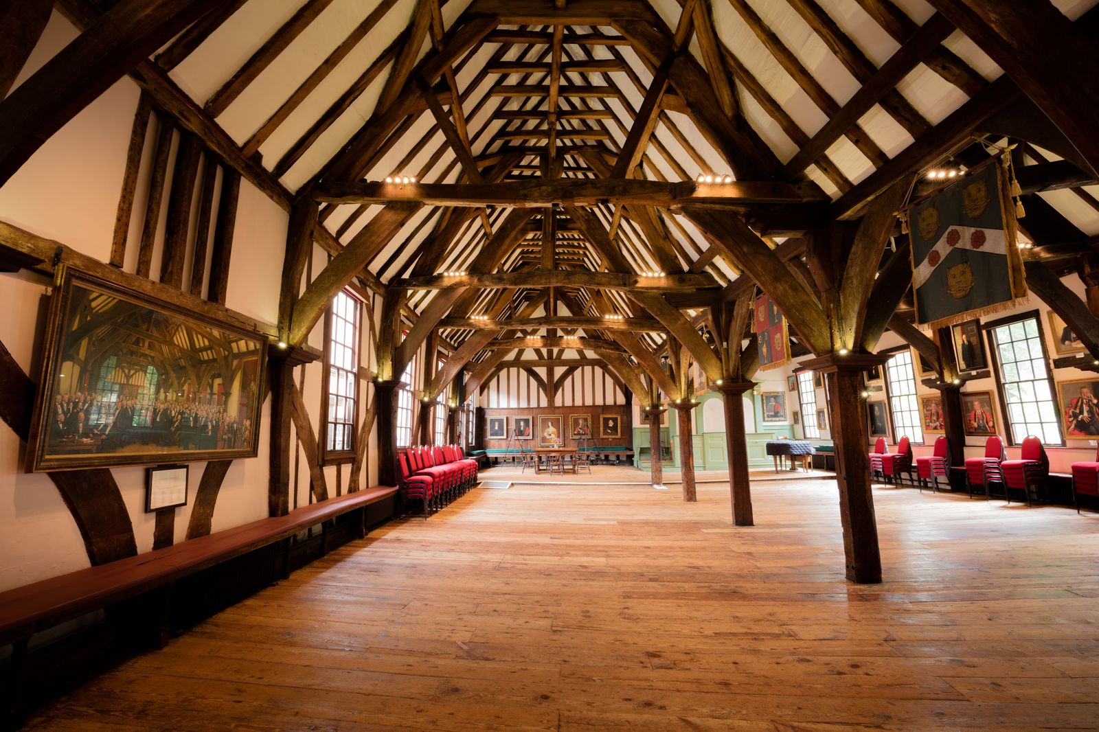 The castle's main-floor rooms are grand enough for weddings and film shoots