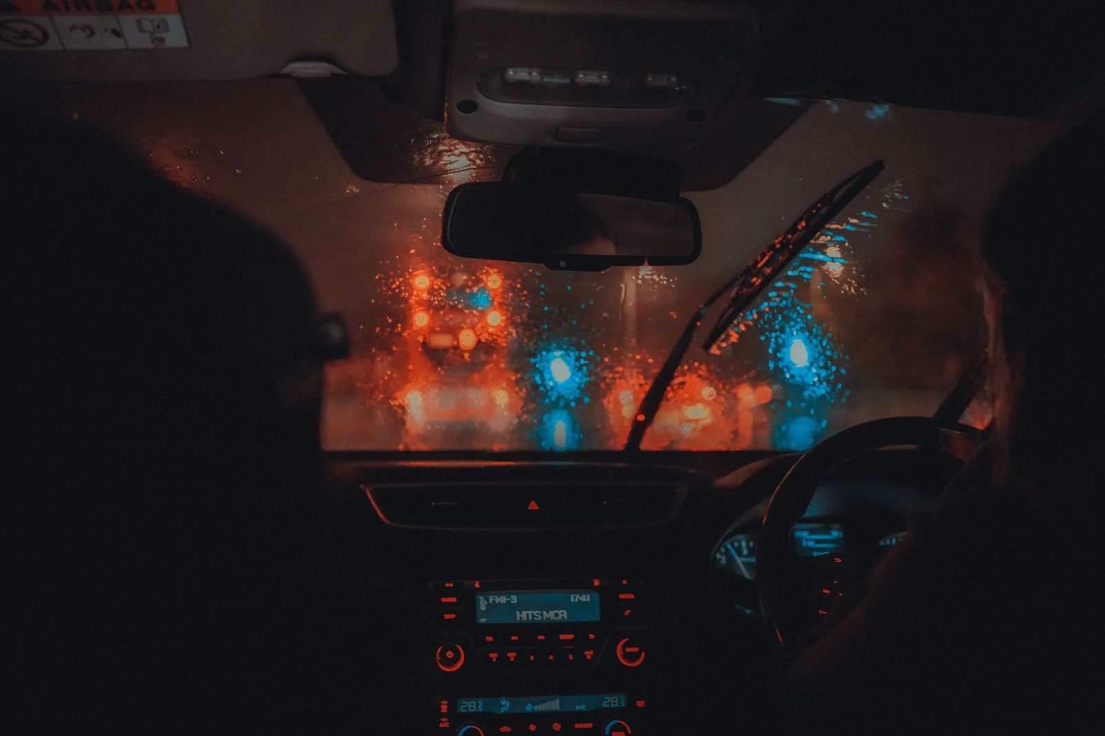 Rain on the windscreen on the QEW, one of the days when a fixed fare matters