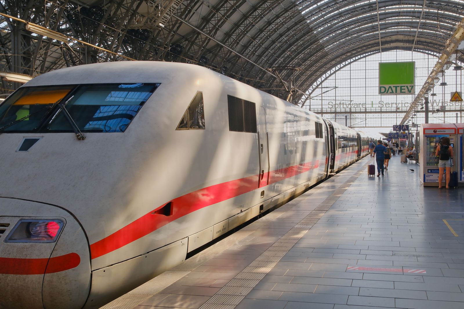 Frankfurt Airport has its own long-distance station for fast trains across Germany