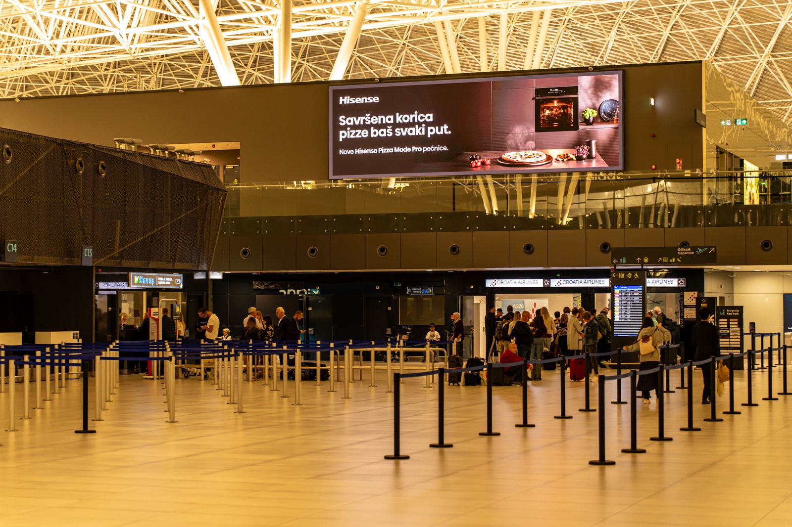 Check-in for Manchester flights closes earlier than for domestic ones; allow three hours