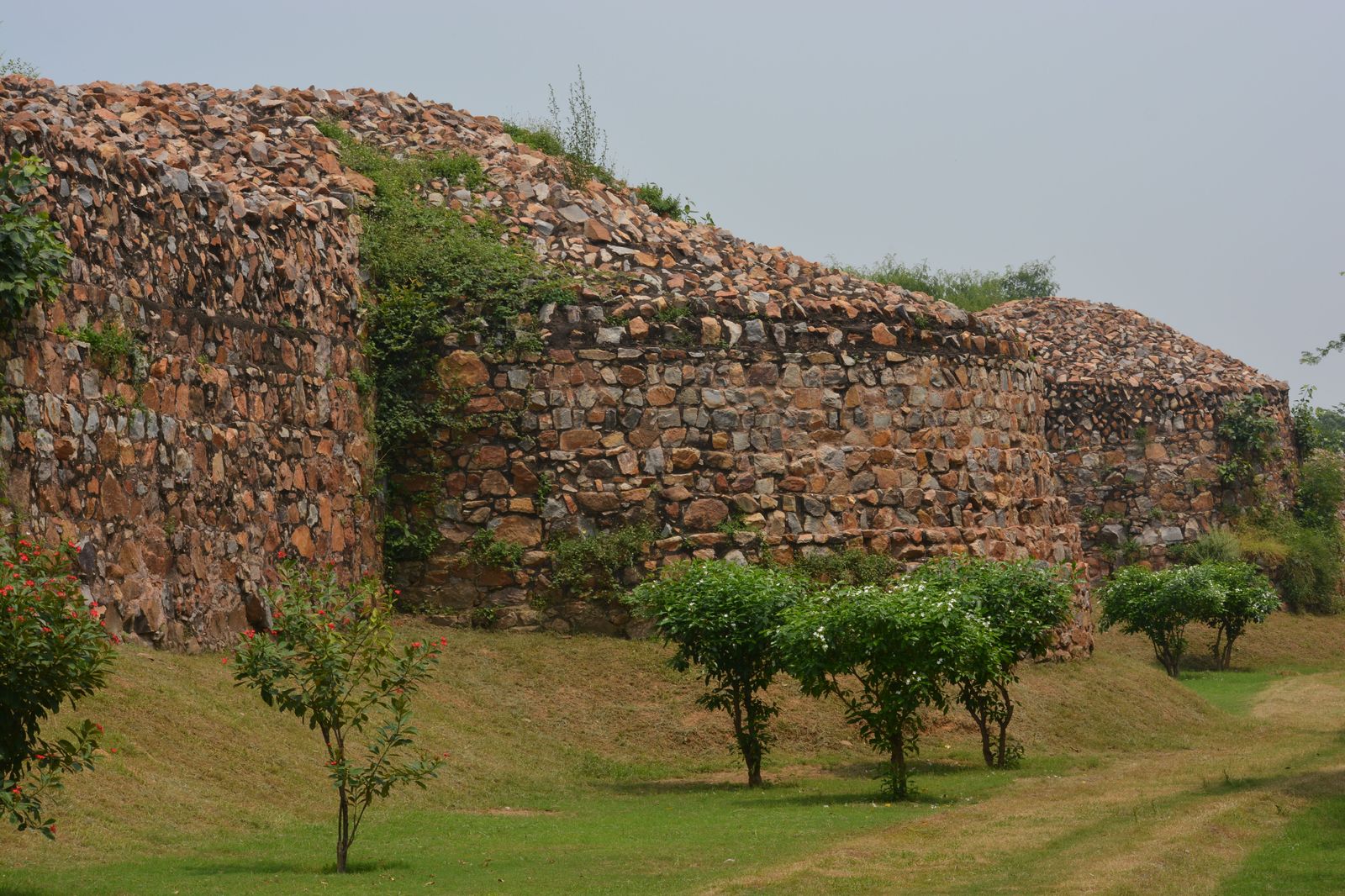 Historic limestone fortifications at Kingston, a favourite stop for visiting families