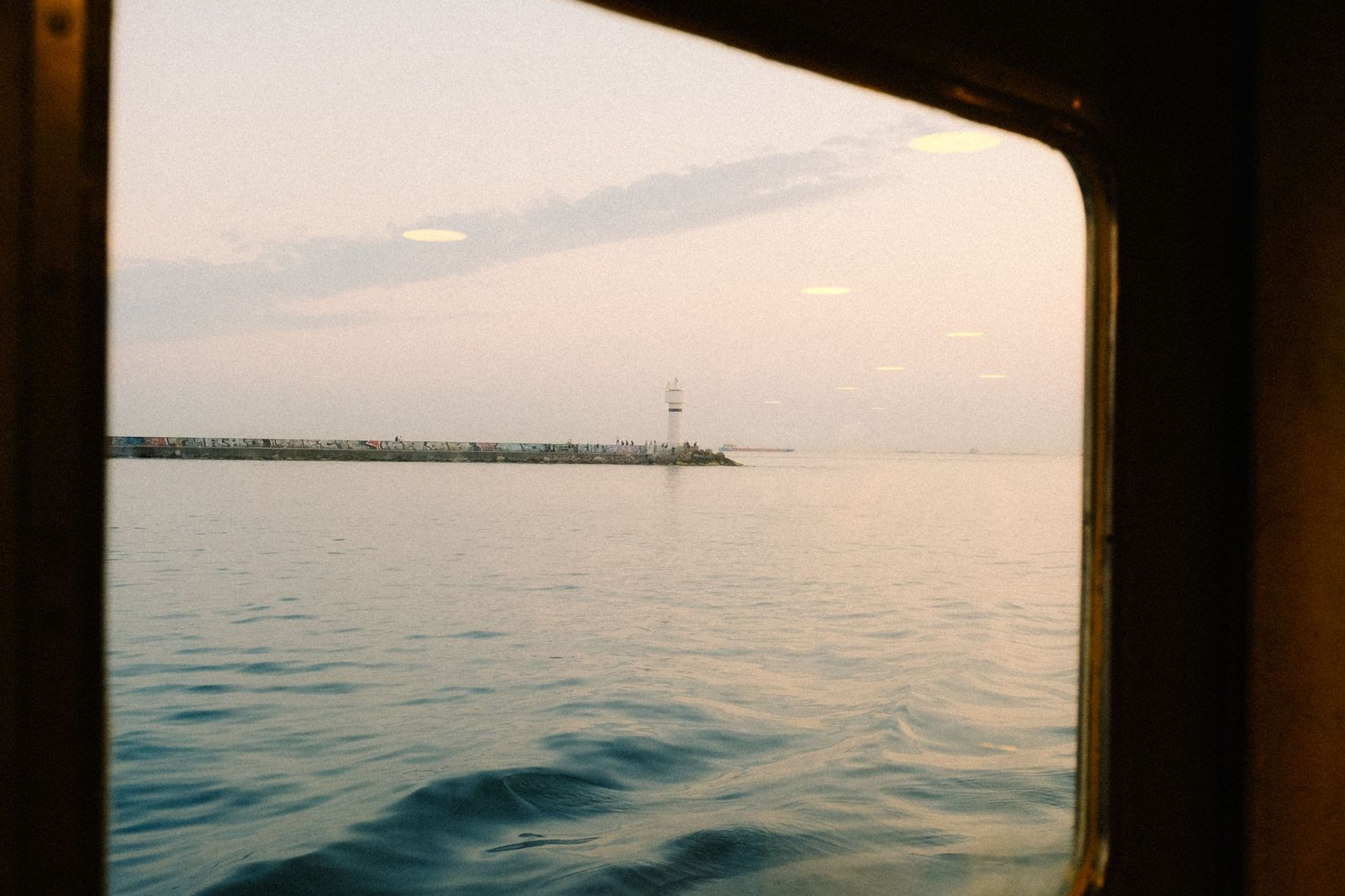 The lighthouse and harbour at Port Credit on the Mississauga waterfront