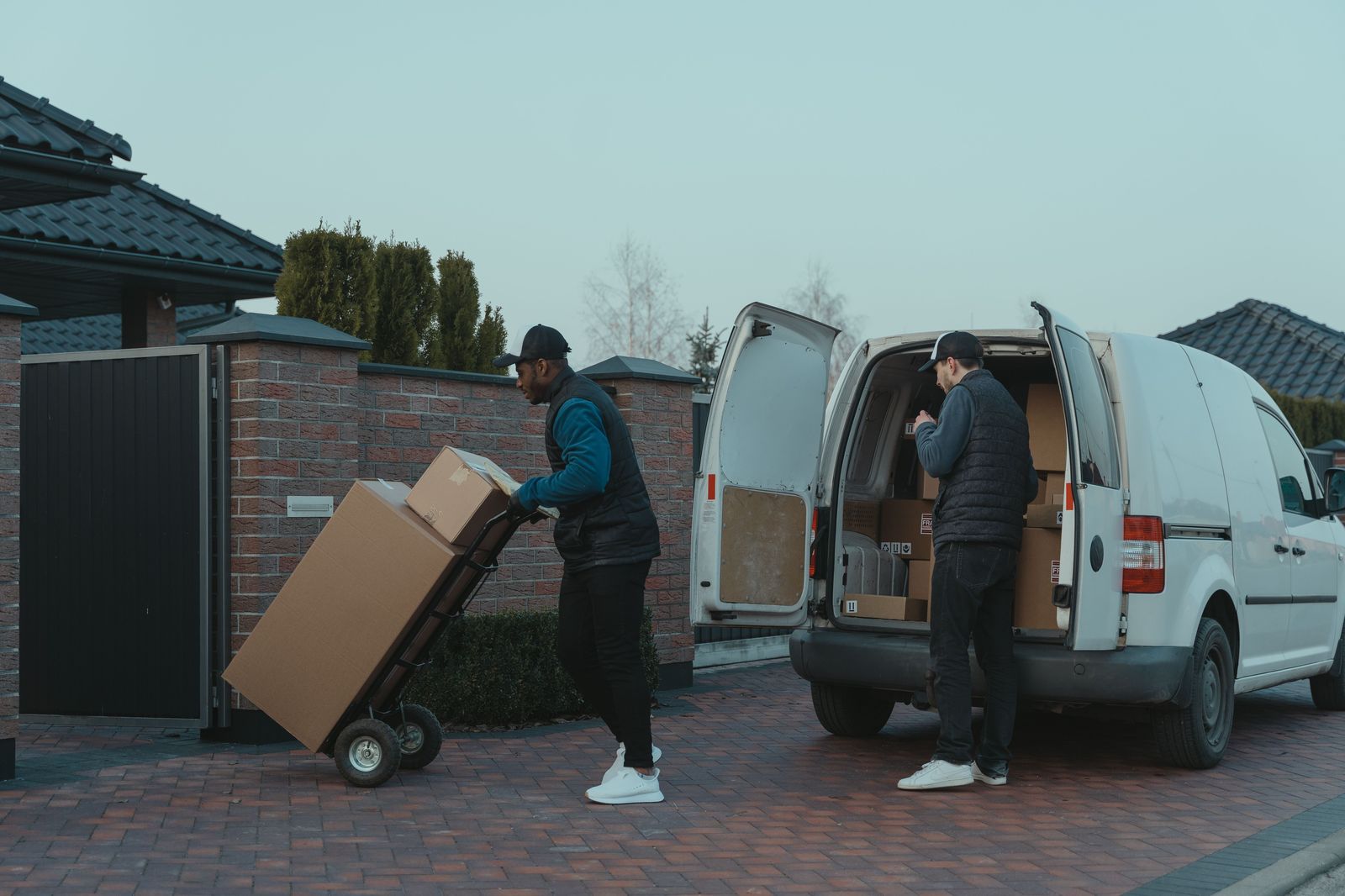 Loading suitcases into an executive SUV for a family trip from Ajax to Pearson