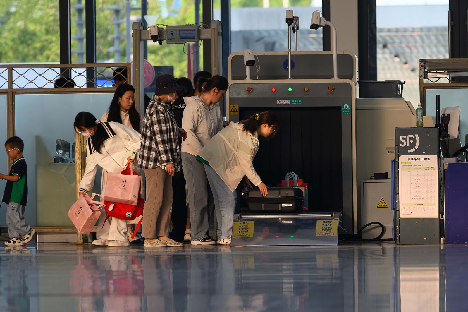 Baggage claim is where most of the waiting happens on a busy international evening